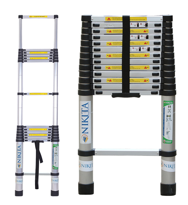 Thang nhôm rút đơn Nikita R41 - 4m1