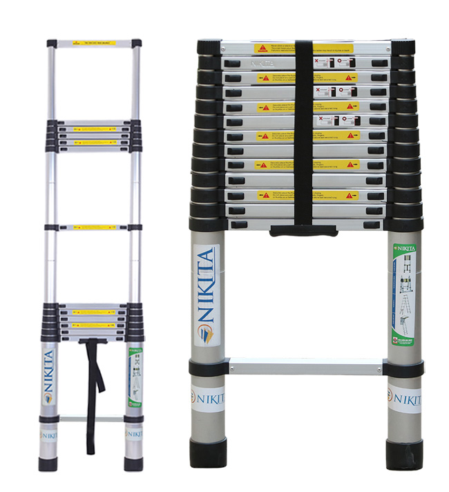 Thang nhôm rút đơn Nikita R49 -4m9