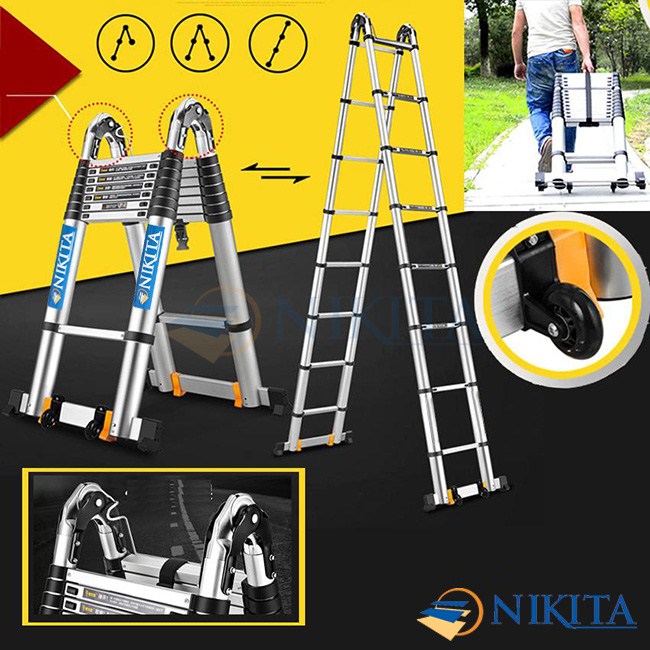 thang nh&ocirc;m r&uacute;t đa năng Nikita